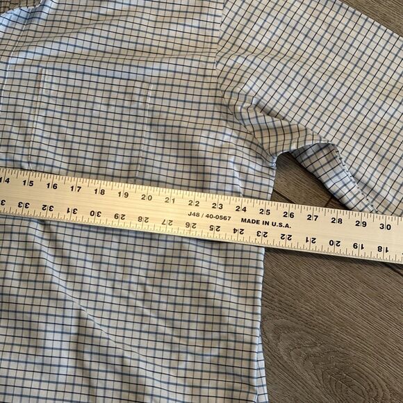 LL Bean Mens 17-36 Long Sleeve Button Down Plaid Wrinkle Resistant Shirts - Picture 5 of 8